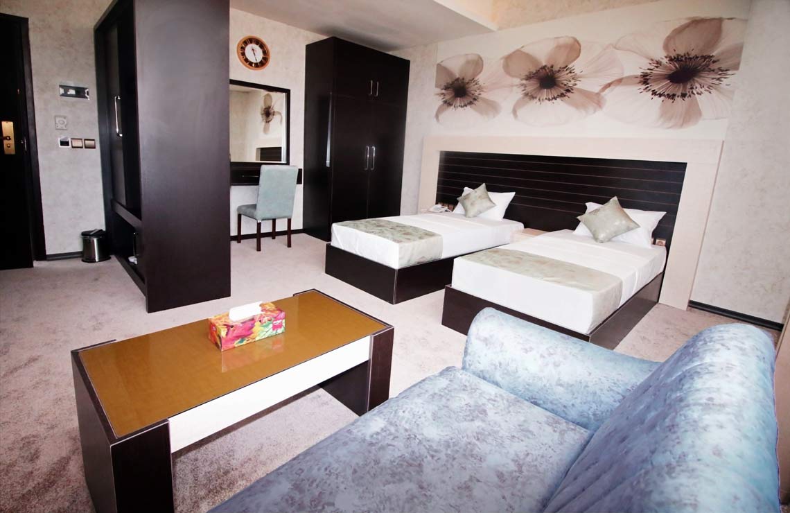 اتاق دو تخته توئین - هتل نارنجستان ارس اتاق دو تخته توئین - هتل نارنجستان ارس